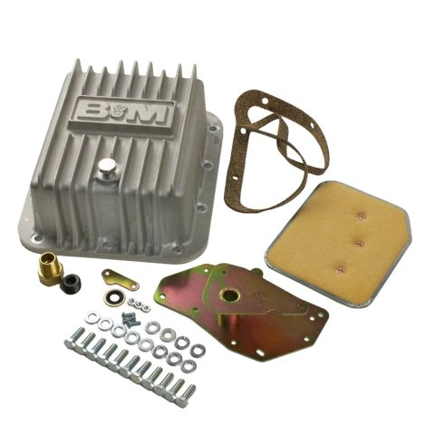 B&M Automatic Transmission Deep Pans 50281 Pan, Deep, Aluminum, Natural, Case Fill, Ford, C-4, Each thumbnail 5