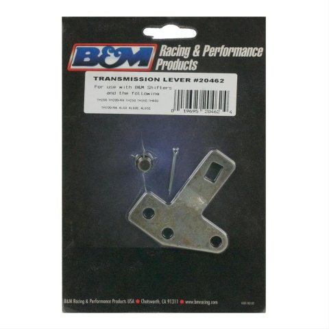B&M Transmission Brackets and Levers 20462BM Bracket, Steel, Natural, Buick, Chevy, Oldsmobile, Pontiac, Kit thumbnail 2