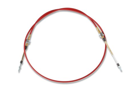 B&M Performance Shifter Cables 80506 Cable, Performance, 6 ft. Length, Threaded, Morse Style, Threaded Ends, Red, Each thumbnail 2