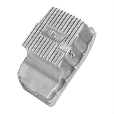 B&M Automatic Transmission Deep Pans for 2019-2021 SIERRA 1500, SILVERADO 1500 - 70392 Pan, Deep, Aluminum, Natural, 2 qt. Capacity Increase, Chevy, GMC, 6L80E, Each thumbnail 3