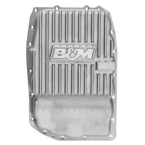B&M Automatic Transmission Deep Pans for 2019-2021 SIERRA 1500, SILVERADO 1500 - 70392 Pan, Deep, Aluminum, Natural, 2 qt. Capacity Increase, Chevy, GMC, 6L80E, Each thumbnail 6