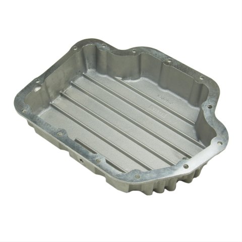 B&M Automatic Transmission Deep Pans 20280 Pan, Deep, Aluminum, Natural, GM, TH400, Each thumbnail 2