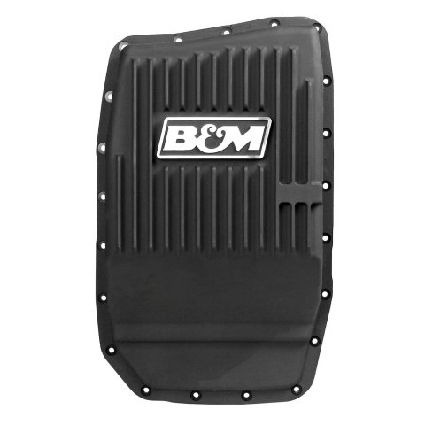 B&M Automatic Transmission Deep Pans 70394 Pan, Deep, Aluminum, Black anodized, Ford, 6R80, Each thumbnail 6
