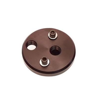 Canton Racing Remote Oil Filter Adapters 22-580 Adapter, Filter, Bolt-On, Aluminum, Black, 1/2 in. NPT Inlet/Outlet, Each thumbnail 2