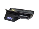 Canton Racing Drag Wet Sump Oil Pans 13-104BLK Pan, Sump, Steel, Black Powdercoated, Rear Sump, 6 Qt., 3.875 in. Stroke, Driver Side Dipstick, Chevy, Small Block, Each thumbnail 1