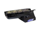 Canton Racing Drag Wet Sump Oil Pans 13-104BLK Pan, Sump, Steel, Black Powdercoated, Rear Sump, 6 Qt., 3.875 in. Stroke, Driver Side Dipstick, Chevy, Small Block, Each thumbnail 2