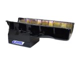 Canton Racing Drag Wet Sump Oil Pans 13-330TBLK Pan, Sump, Steel, Black Powdercoated, Rear Sump, 6 Qt., 4.50 in. Stroke, Driver Side Dipstick, Chevy, Big Block, Each thumbnail 1