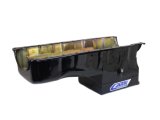 Canton Racing Drag Wet Sump Oil Pans 13-330TBLK Pan, Sump, Steel, Black Powdercoated, Rear Sump, 6 Qt., 4.50 in. Stroke, Driver Side Dipstick, Chevy, Big Block, Each thumbnail 2