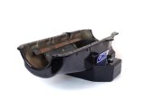 Canton Racing Road Race Series Wet Sump Oil Pans 15-250BLK Pan, Sump, Steel, Black Powdercoated, Rear Sump, 6 Qt., 3.75 in. Stroke, Driver Side Dipstick, Chevy, Small Block, Each thumbnail 3