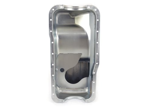 Canton Racing Street/Strip Wet Sump Oil Pans 15-620 Pan, Street/Strip, Steel, 7 qt., Rear Sump, Steel, Clear Zinc, Ford, Small Block, Each thumbnail 1