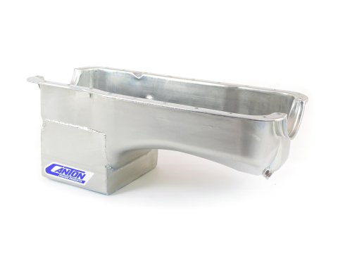 Canton Racing Street/Strip Wet Sump Oil Pans 15-620 Pan, Street/Strip, Steel, 7 qt., Rear Sump, Steel, Clear Zinc, Ford, Small Block, Each thumbnail 3