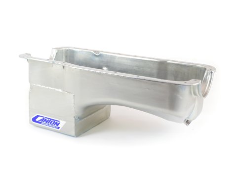 Canton Racing Street/Strip Wet Sump Oil Pans 15-620 Pan, Street/Strip, Steel, 7 qt., Rear Sump, Steel, Clear Zinc, Ford, Small Block, Each thumbnail 6