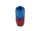Canton Racing Swivel Hose Ends 23-625 Fitting, End, Straight, -10 AN to Female -10 AN, Aluminum, Red/Blue Anodized, Each thumbnail 2