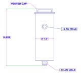 Canton Racing Universal Power Steering Tanks 77-253 Reservoir, Aluminum, Natural, Universal, Each thumbnail 5