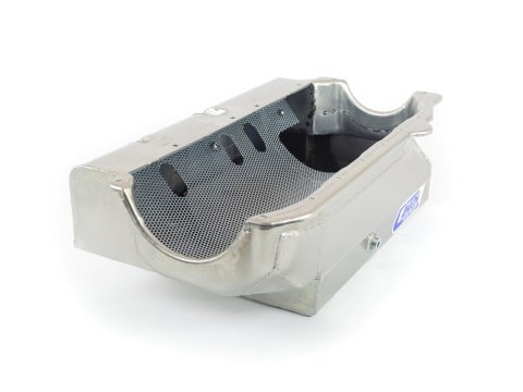 Canton Racing Circle Track Wet Sump Oil Pans 11-187 Pan, Track, Steel, 8 qt., Rear Sump, Chevy, Small Block, Each