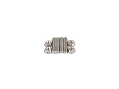 Canton Racing Carburetor Mounting Studs 85-500 Studs, Stainless Steel, Gold Iridite, 5/16-18 in. x 1.500 in. Long, Set of 4 thumbnail 1