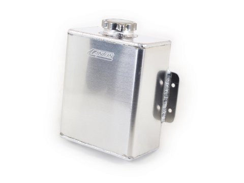 Canton Racing Coolant Recovery/Overflow Catch/Fill Tanks 80-211 Overflow Tank, 4 Qt, Rectangular, 8.5 Tall, 7.0 Wide, 4 in. Deep, Aluminum, 1/4 in. NPT Inlet, Universal, Kit thumbnail 2