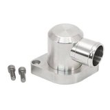 Canton Racing Billet Aluminum Water Necks 80-058 Neck, Aluminum, Polished, 90 Degree, Ford, FE, Each thumbnail 2