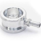 Canton Racing Products Radiator Filler Necks 80-092SM Neck Mini Universal Billet Aluminum Weld On thumbnail 2
