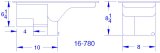 Canton Racing Truck Wet Sump Pans 16-780 Oil Pan, Off-Road, Steel, Black Powdercoated, 7 qt., Rear Sump, Ford Modular V8, Each thumbnail 5
