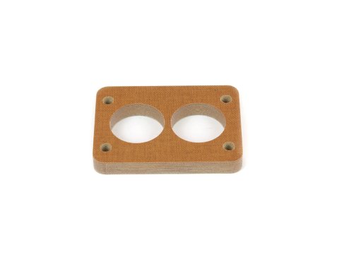 Canton Racing 0.5 Inch Carburetor Spacer 85-032 Spacer, Phenolic, 0.500 in. Thick, 2-Hole, 2-Barrel, Each thumbnail 2