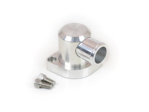 Canton Racing Billet Aluminum Water Necks 80-051 Neck, Aluminum, Polished, 90 Degree, Pontiac, Each