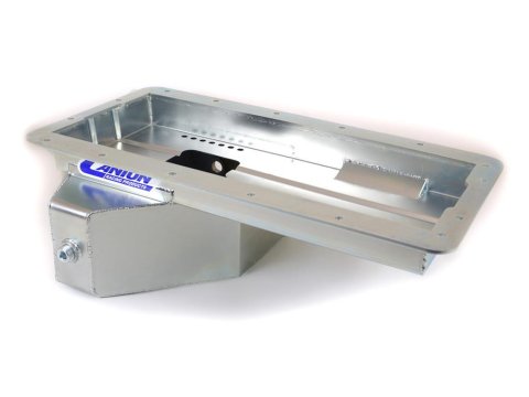 Canton Racing Street/Strip Wet Sump Oil Pans for 1996-2012 MUSTANG - 15-730 Pan, Street/Strip, Steel, 7 qt., Rear Sump, Ford, Coyote 5.0L, Each thumbnail 2