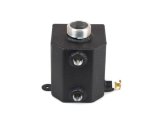 Canton Racing Supercharger Coolant Tanks 80-242BLK Tanks, Aluminum, Black Powdercoated, Two 1/2 in. NPT Fittings On Tank, Kenne Bell, Each thumbnail 2