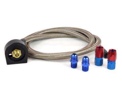 Canton Racing Accusump Oil Filter Installation Kits 24-726 Adapter, Kit, Braided Stainless Steel Hose, 6.0 ft. Length, 2 5/8 in. Diameter Gasket, Kit