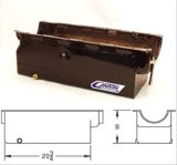 Canton Racing Marine Wet Sump Oil Pans 18-302 Pan, Marine, Steel, Black Powdercoated, 8 qt., Full Sump, Chevy, Big Block, Each thumbnail 6