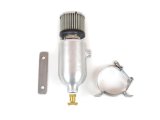 Canton Racing Breather Tanks 23-032 Overflow Tank, 16 oz., Round, Aluminum, Natural, 3/8 in. NPT Inlet, Universal, Kit thumbnail 1