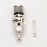 Canton Racing Breather Tanks 23-032 Overflow Tank, 16 oz., Round, Aluminum, Natural, 3/8 in. NPT Inlet, Universal, Kit thumbnail 2