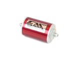 Canton Racing CM 8 Microns Fuel Filter with -6 AN Inlet Size 25-904 Filter, Aluminum, Red Anodized, -6AN, 4.00 in. Length, 2.75 in. Diameter, Each thumbnail 1