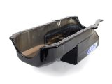 Canton Racing Street/Strip Wet Sump Oil Pans 15-200TBLK Pan, Sump, Steel, Black Powdercoated, Rear Sump, 5.50 Qt., Chevy, Small Block, Each thumbnail 3