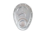 Canton Racing Timing Covers 21-900 Cover, 1-Piece, Steel, Silver, Chevy, Small Block, Each thumbnail 1