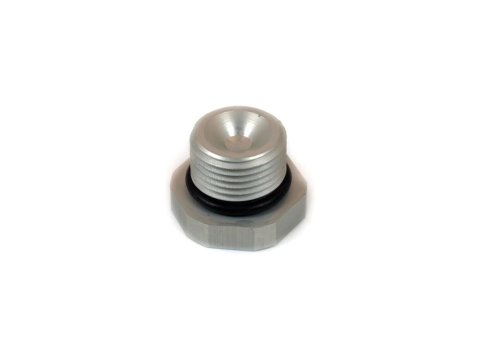 Canton Racing Plugs 23-450A Plug Fittings, Hex Head, 3/4-16 in., Male O-ring, Aluminum, Natural, Each