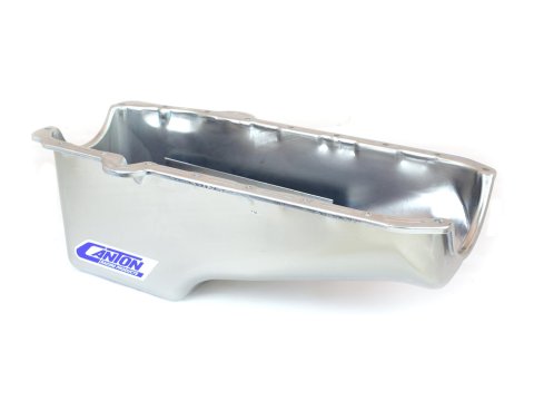 Canton Racing Circle Track Wet Sump Oil Pans 11-200M Pan, Track, Steel, 4 qt., Rear Sump, Chevy, Small Block, Each
