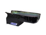 Canton Racing Drag Wet Sump Oil Pans 13-080TBLK Pan, Sump, Steel, Black Powdercoated, Rear Sump, 5 Qt., 3.875 in. Stroke, Passenger Side Dipstick, Chevy, Small Block, Each thumbnail 1