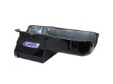 Canton Racing Drag Wet Sump Oil Pans 13-120BLK Pan, Sump, Steel, Black Powdercoated, Rear Sump, 6 Qt., 3.875 in. Stroke, Driver Side Dipstick, Chevy, Small Block, Each thumbnail 1