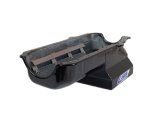 Canton Racing Drag Wet Sump Oil Pans 13-120BLK Pan, Sump, Steel, Black Powdercoated, Rear Sump, 6 Qt., 3.875 in. Stroke, Driver Side Dipstick, Chevy, Small Block, Each thumbnail 3
