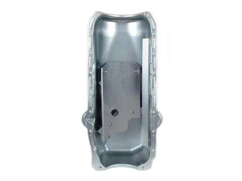 Canton Racing Circle Track Wet Sump Oil Pans 11-200 Pan, Track, Steel, 4 qt., Rear Sump, Chevy, Small Block, Each