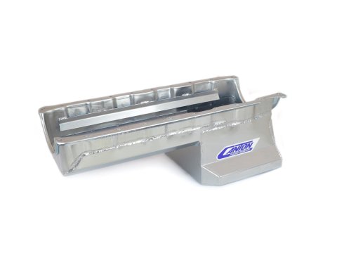 Canton Racing Street/Strip Wet Sump Oil Pans 15-320T Pan, Drag Race, Steel, 7 qt., Rear Sump, Chevy, Gen V & VI Big Block, Each thumbnail 1