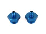 Canton Racing O-Ring Port Adapter Fittings 23-463A Fitting, Adapter, AN to Straight Cut, Straight, Aluminum, Natural, -6 AN, -12 AN, Pair thumbnail 1