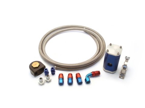 Canton Racing Remote Canister Oil Filter Kits 22-924 Relocation Kit, Single Filter, Canister, 13/16-16 in. Engine Threads, Kit thumbnail 1