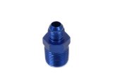 Canton Racing NPT to AN Adapter Fittings 23-243A Fitting, Adapter, NPT, Straight, Aluminum, Blue Anodized, -6 AN, 1/2 in. NPT, Each thumbnail 1