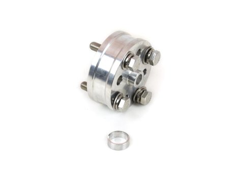 Canton Racing Fan Spacers 75-610 Spacer, Aluminum, Natural, 1 in., Bolts, Washers, Kit