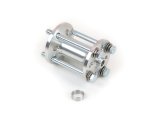 Canton Racing Fan Spacers 75-630 Spacer, Aluminum, Natural, 3 in., Bolts, Washers, Kit thumbnail 1