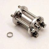 Canton Racing Fan Spacers 75-630 Spacer, Aluminum, Natural, 3 in., Bolts, Washers, Kit thumbnail 2