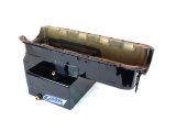 Canton Racing Marine Wet Sump Oil Pans 18-370 Pan, Marine, Steel, Black Powdercoated, 14 qt., Rear Sump, Chevy, Big Block, Each thumbnail 1