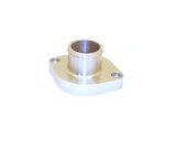 Canton Racing Billet Aluminum Water Necks 80-022 Neck, Aluminum, Natural, Straight Up, 1.50 in. Inlet Diameter, Chevy, 4.8L LS, 5.3L LS, 6.0L LS thumbnail 1